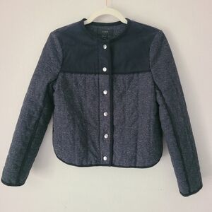 J. Crew Women's Navy and Black Jacket